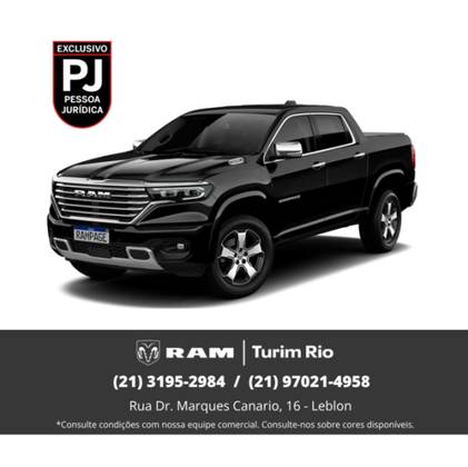 RAM RAMPAGE 2.0 HURRICANE 4 TURBO FLEX LARAMIE 4X4 AUTOMÁTICO